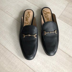 Sam Edelman Black Linnie Leather Mules (Size 6)